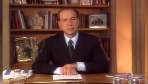 Silvio Berlusconi e il video della discesa in campo nel 1994: "L'Italia è il Paese che amo"
