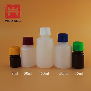 [Hot Item] Plastic Lab Chemical Reagent Bottle 60 Ml Wide Mouth Sample Sealing Liquid Storage Container