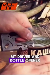 Universal 3.0 – 60+ Tools Credit Card Multitool with Knife – 440C Stainless Steel Wallet Multi Tool with Ruler, Can & Bottle Opener for EDC, Repairs & Outdoors | Combat Tested