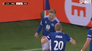 3.6K views · 54 reactions | The goal that has given Molde FK the lead against Shamrock Rovers F.C. Watch live | Virgin Media Three  | League of Ireland | Facebook