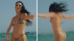 Katy Perry dances in G-string bikini in new music video