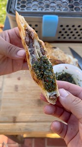 Grilled skirt steak sandwich | Miguels cookingwithfire