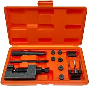 14PCS Motorcycle Chain Breaker Set - XSTARYE Chain Removal Tool Chain Cutter and Riveter Kit for 420-930 chains with Carrying Case