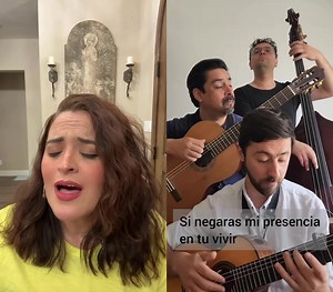 No mariachi suit on 😄 however sharing with all of you a little fun duet with Mayra and La Flor del Recuerdo! A classic Bolero “Sabor A Mi” 🦋 Enjoy! Sin traje de mariachi 😄 pero compartimos con todos ustedes un dueto divertido con Mayra y La Flor del Recuerdo! Un clásico Bolero “Sabor A Mi” 🦋 Disfruten! | Mariachi Mariposas
