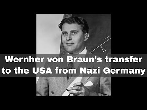 20th June 1945: The United States approves the transfer of Nazi rocket scientist Wernher von Braun