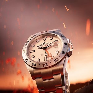 The ROLEX Explorer II is designed to resist the harshest conditions on the planet. Made of corrosion-resistant Oystersteel, it features an additional orange 24-hour hand and a satin-finish bezel with an engraved 24-hour graduation. #Rolex #ExplorerII #OfficialRolexRetailer | Lee Michaels Fine Jewelry | Facebook
