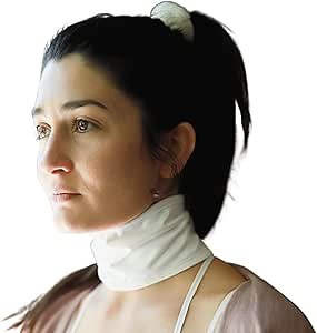 Plush Cotton Castor Oil Pack Wrap, Reusable Waterproof Wrap for Efficient Application of Castor Oil Pack (Castor Oil Not Included), for Neck & Thyroid Support, 3.9 x 13 inches