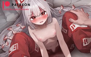 imperishable night, touhou, fujiwara no mokou, henkawa, squishsuccubus - Rule 34 World