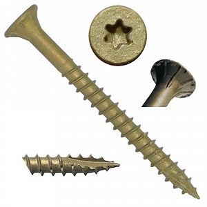 [Hot Item] Stainless Steel 316 Countersunk Torx T17 Deck Screws Wood Decking Screw Concrete Screw