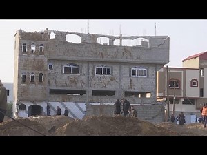 Aftermath of Israeli air strikes in Gaza