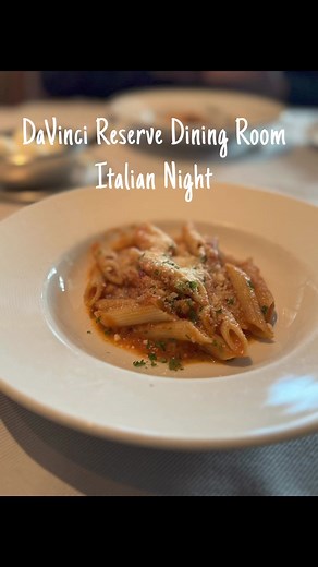 Italian night with Caleb & @surreymiket in DaVinci Reserve Dining Room #rubyprincess | Kat Tuason
