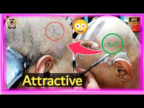 head shave 😇how To full Dandruff head shave tutorial for Men's 2023 Dandruff Remove head shave 😱