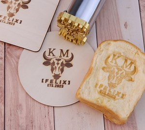 Custom Brass Wood Burning Stamp: Electric Wedding Signature Branding Iron - Etsy