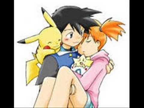 pokemon couples ash,misty,drew, and may
