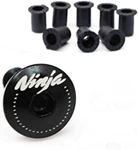 Amazon.com: MC MOTOPARTS Black Windscreen Bolts Kit Compatible with Ninja 300R 250R 650R ZX-6R ZX-10R ZX-14R : Automotive