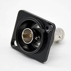 Elecbee BNC Connector Adapter Female to Female Straight Nickel Plating Panel Mount 50 ohm