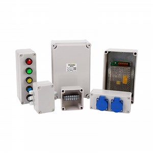 [Hot Item] ABS Plastic Black Color Industrial Electrical Outdoor Electronics Enclosures Waterproof Junction Box