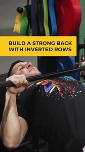 23 reactions | ⚡️Build A Strong Back with Inverted Rows Position...
