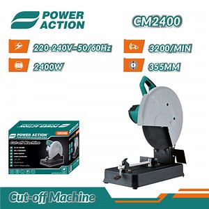 [Hot Item] Power Action 2400W 355mm Electric Miter Saw Metal Cut-off Machine