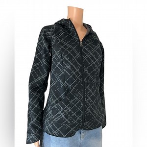 𝅺COLUMBIA Fleece Lined Webbed Hooded Jacket