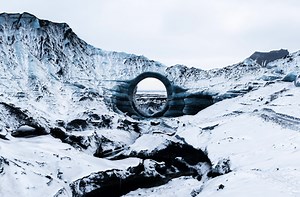 VIDEO: This Naturally Occurring Ice Tunnel Is Eerily Symmetrical