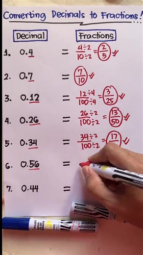 Transforming Decimals to Fractions‼️😱 #mathematics #mathtricks #mathshortcuts #teachermario | Math Teacher Mario