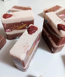 Confetti Cake Goat Milk Soap | Strawberry Vanilla Scent - Etsy Canada