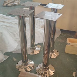 Stainless Steel Marine Hardware Boat Furniture Table Pedestal Base