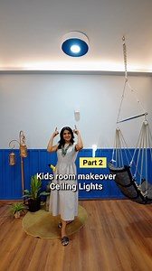 Kon kehta hai ceiling lights mehange hote hain? 🤣 Bas thoda dimag 💡 thoda effort aur thoda sa jugaad chahiye yaar 😃 aaj hai part 3 of DIY Kids Room Makeover - False ceiling lights 💡 👉Maine simply ply board liya (aap board bhi le sakte ho), strips kaati, angle brackets fix kiye almost dedh-dedh feet ke gap pe taaki structure bilkul straight rahe. 🫳Ceiling se approx 10 inch niche lagaya and wahi se poora look change ho gaya. Kuch pieces ko pehle hi paint kar liya tha, aur kuch ko deewar pe h