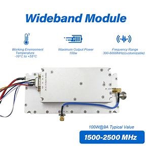 [Hot Item] 1500-2500MHz Signal Blocker GaN RF Power Amplifier Module Drone Defence System