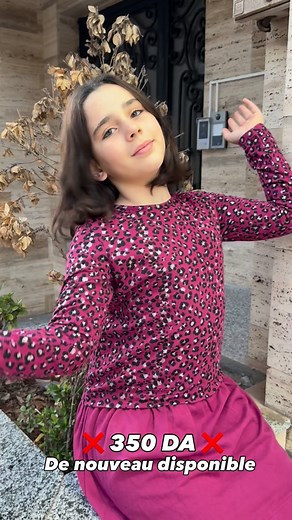 4K views · 1.1K reactions | ✨robe fille 350 da age 5 ans jusqu’a 14...