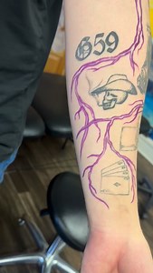 Raven with free handed branches #raven #crow #tree #tattoo #maineartist | Sons of Loki Tattoo & Art Studio