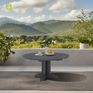 [Hot Item] Modern Modular Aluminum Commercial-Grade Pool Outdoor Round Coffee Table