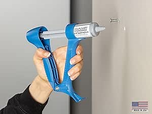 Drywall Repair Bundle Includes Quickfill Tool with Built-in Spatula, (4) 20 ML spackle cartridges to Fill Nail and Screw Holes, Cracks, and Other Minor Drywall Damage