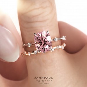 Presenting JANNPAUL new White Series, LGD Pink Lab Grown diamonds, our latest White Series line up in Fancy coloured diamonds’ collection. As part of JP patented growth process to achieve a distinct clear Pink hue without any obvious Brown/Orange undertones which most pink Lab grown diamonds in the industry have. Featuring the White Series Elongated Cushion X, that is effortlessly elegant, retaining the revolutionary light performance, fully surpassing even the best of Round Super Ideal Cut diam