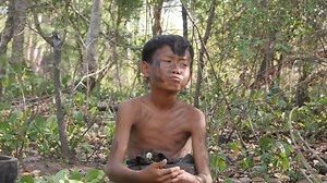 10K views · 162 reactions | Primitive Technology cock Pig Intestine for Lunch Eating in jugle delicious | Rapido Chanelo | Facebook