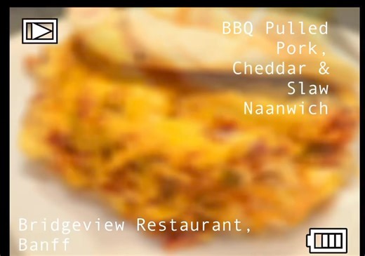 BBQ Pulled Pork, Cheddar and Slaw Naanwich available at Bridgeview tomorrow 🤤😋 | The Spotty Bag Shop