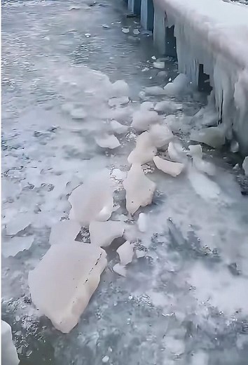 Satisfactory snow removal #satisfying #asmr #snow #ice #usa | snow removal