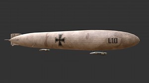 Zeppelin L10 - 3D model by Romania 100 - Marea Unire (@Acum100ani.ro)