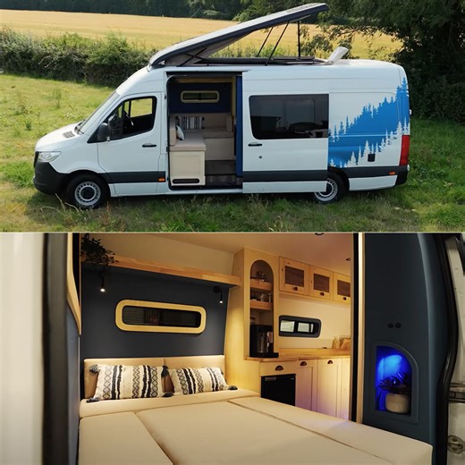 Mercedes-Benz Sprinter Camper Van Gets Turned Into Serena, a Solar-Powered Home on Wheels