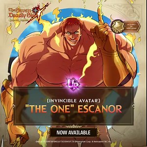 How does it feel to be looked down upon by Humans? [Invincible Avatar] "The One" Escanor is now available at the Pick Up Draw! | The Seven Deadly Sins: Grand Cross
