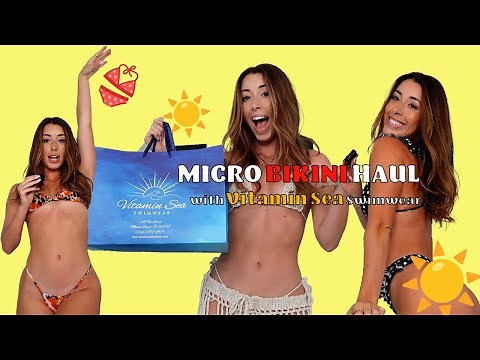 MICRO BIKINI HAUL with Vitamin Sea Swimwear