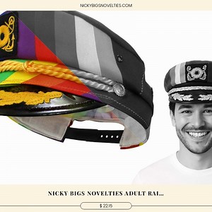 Ready to make a splash at this year’s festivals? 🎉⚓️ Introducing the Nicky Bigs Novelties Adult Rainbow Yacht Captain Hat! 🌈 This adjustable snapback cap is not just an accessory; it’s your ticket to confidence and fun! Whether you’re dancing at a parade, cruising with friends, or celebrating Mardi Gras, its vibrant colors and comfortable fit will have you standing out in style. 🌟 Perfect for everyone—men, women, and teens—embrace the joy of individuality and show your pride with flair! 🏳️‍�