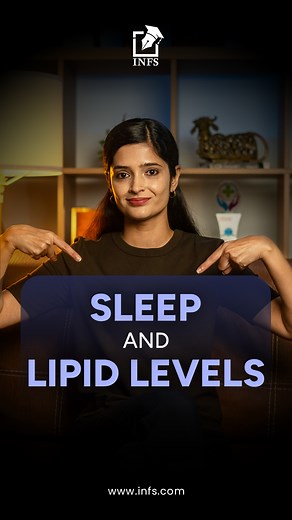 The association between sleep and lipid levels. 👉An adequate 7-9 hours of sleep at night in adults is associated with a lower risk of a) Dyslipidemia b) Obesity c) Diabetes 👉Research has shown that sleep is closely associated with triglyceride and HDL levels. 1. Short sleep duration is associated with low HDL and high triglyceride levels. 2. Adequate sleep duration is associated with better lipid parameters. ✅Along with getting a sound sleep of 7-8 hours a night, following a healthy diet and r