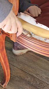 This bench was hiding an 8 way hand tied spring system, a hallmark of quality craftsmanship. Each spring is tied in eight directions, creating durable, flexible support. This method, once a luxury standard, is rare today and adds significant value to antiques. #furniture #antique #home #vintagefinds #antiqueshopping | Saved By Design