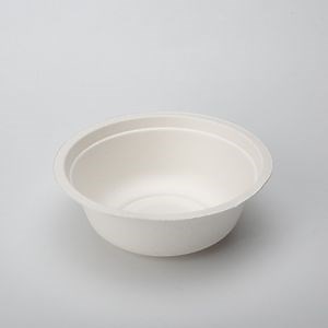 [Hot Item] Disposable Biodegradable Customized Take out Microwave Sugarcane 18 Oz (500ml) Bowl