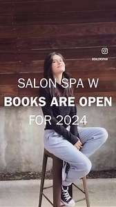 📅 Clear a date for beauty in 2024! Salon Spa W is now accepting bookings for the new year. Big event plans? Reserve your moment of magic now. Book here 👉🏻 https://salonspaw.com/#onlinebookings or call 📞 515-280-5358 🖤✨ | Salon Spa W