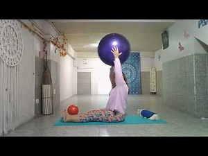 Clase de Esferodinamia con pelota y pelotita