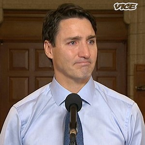 Justin Trudeau cries over the death of Canada's biggest rockstar, Gord Downie. | VICE Video