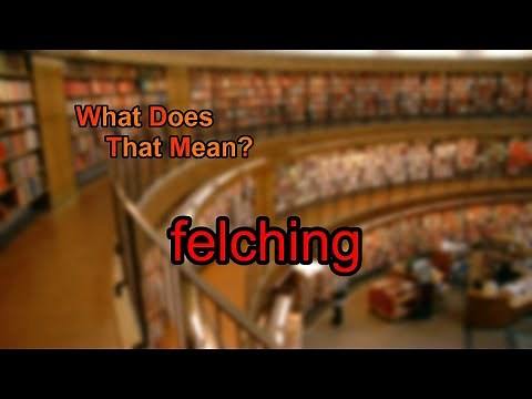 What does felching mean?